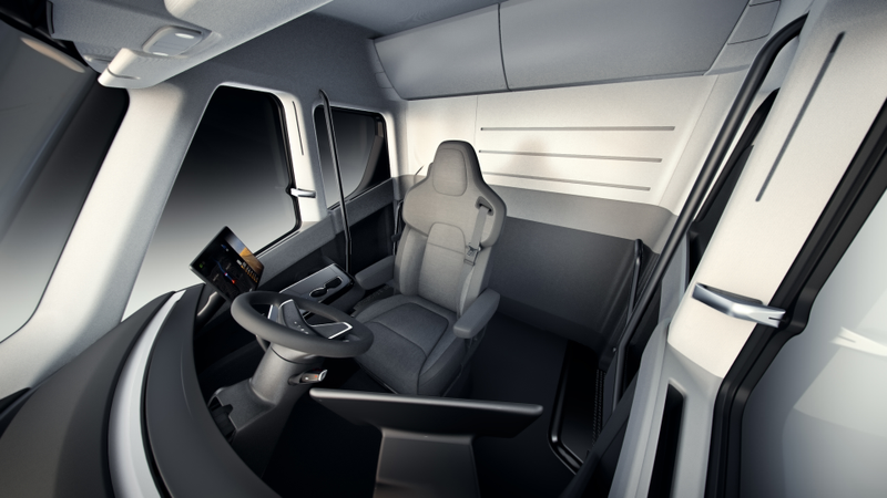 Illustration for article titled The Tesla Semi Truck Will Go 0-60 In 5 Seconds With A Claimed 500-Mile Range